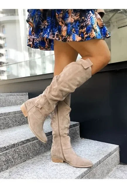 Elke™ - Bottes Cowboy Chic pour un Hiver Confortable
