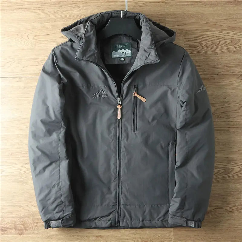 Jeremy - Veste imperméable homme à capuche et fermeture éclair