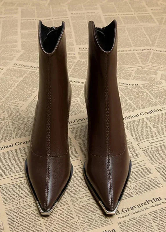 Elaina™ - Bottes Élégantes à Talon Haut pour Femme