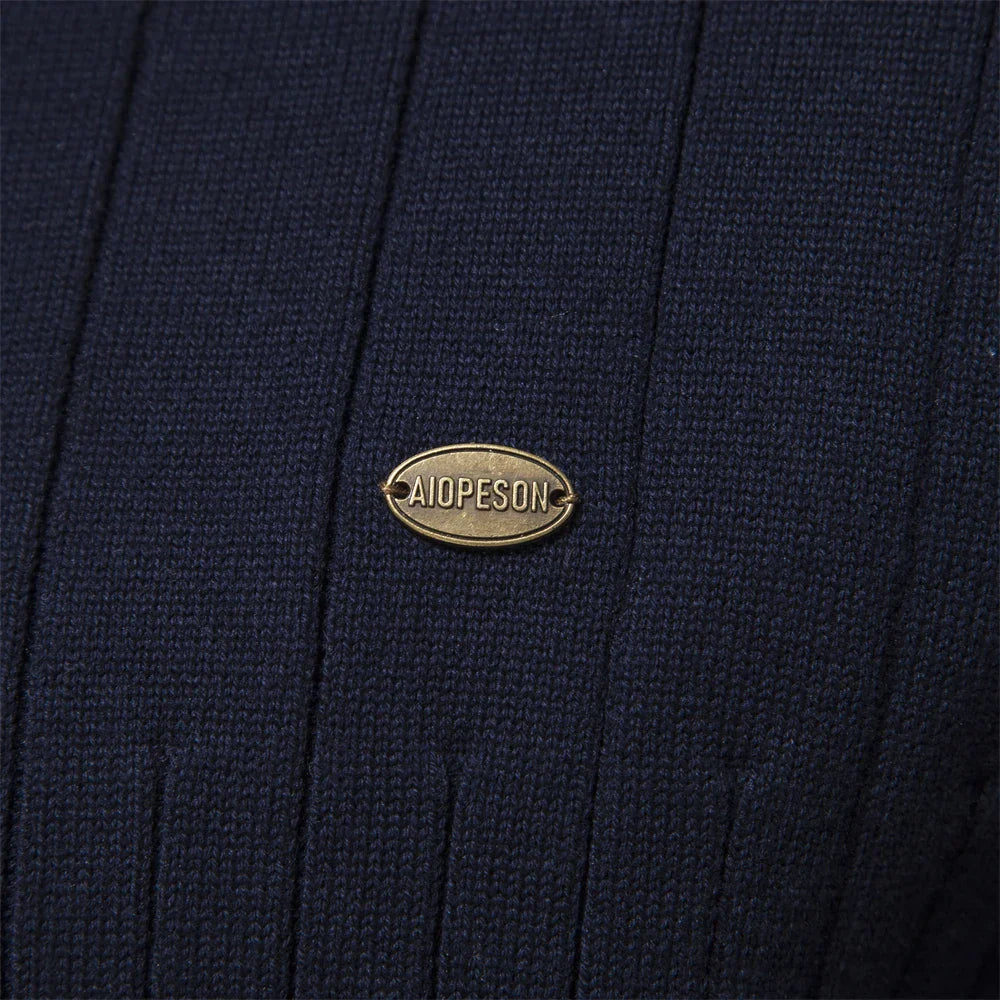 Aloïs™ - Pull d'hiver homme à col zippé et chaleur optimale