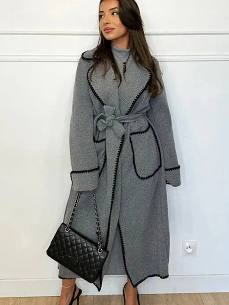 Elea™ - Manteau Long en Laine