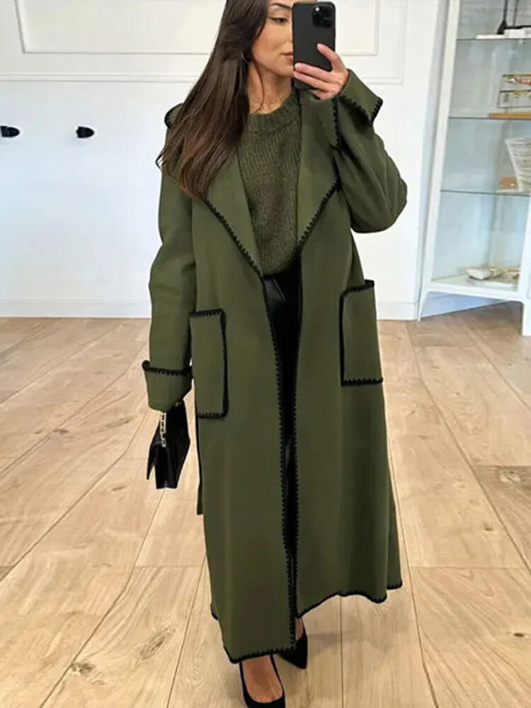 Elea™ - Manteau Long en Laine