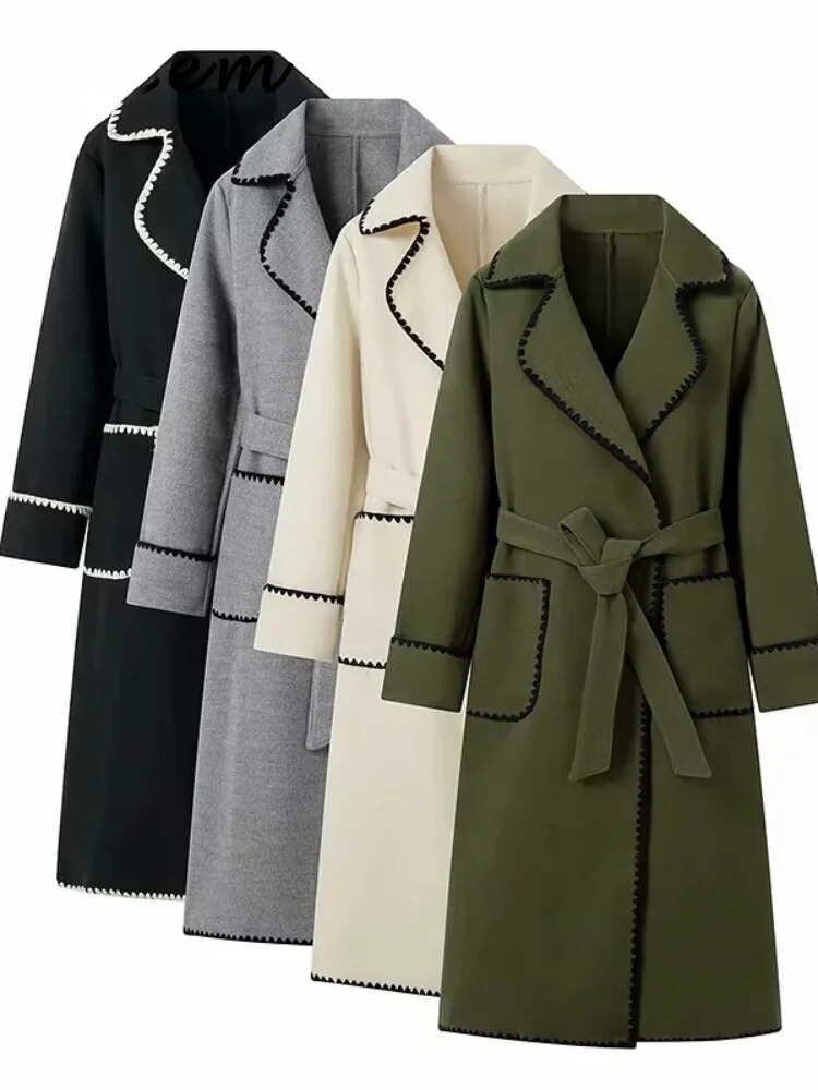 Elea™ - Manteau Long en Laine
