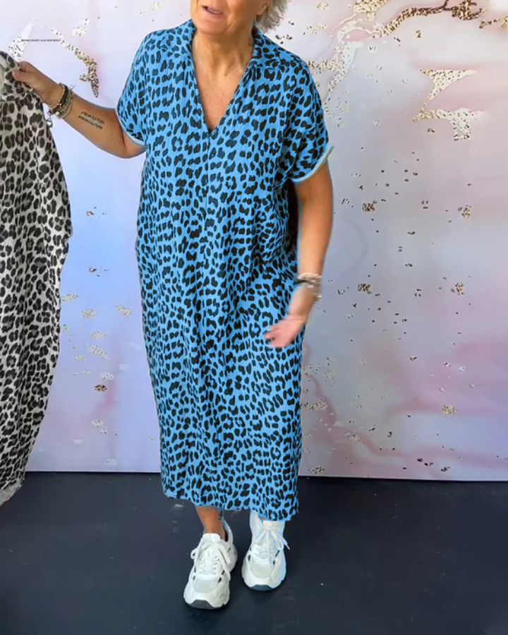 Jaya™ - Robe Léopard Élégante