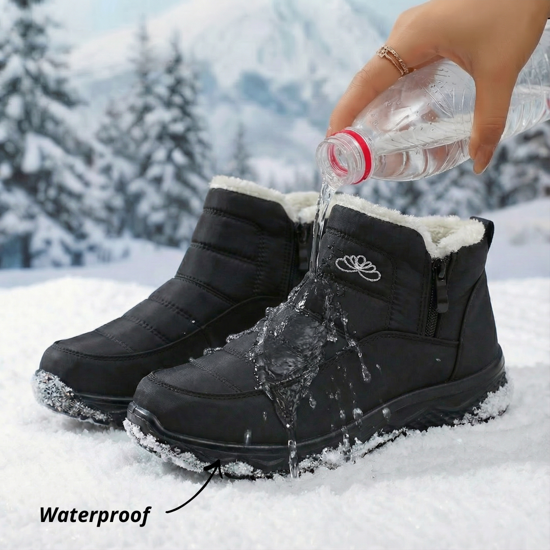Oravellivra - Bottes de Confort en Polaire Basses