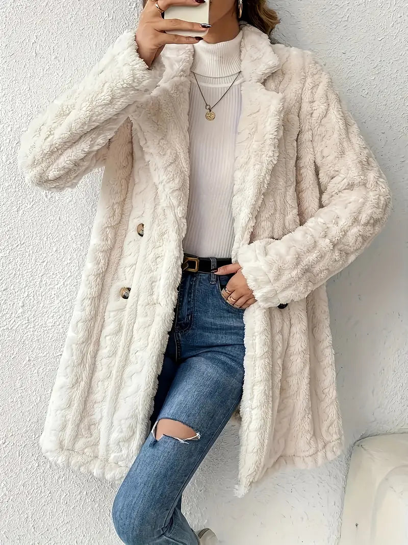 Léa™ - Manteau en fausse fourrure pour femme