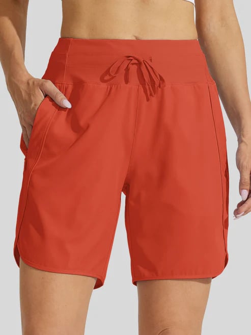 Tyrelle - Short de sport pour femmes avec taille haute et cordon de serrage