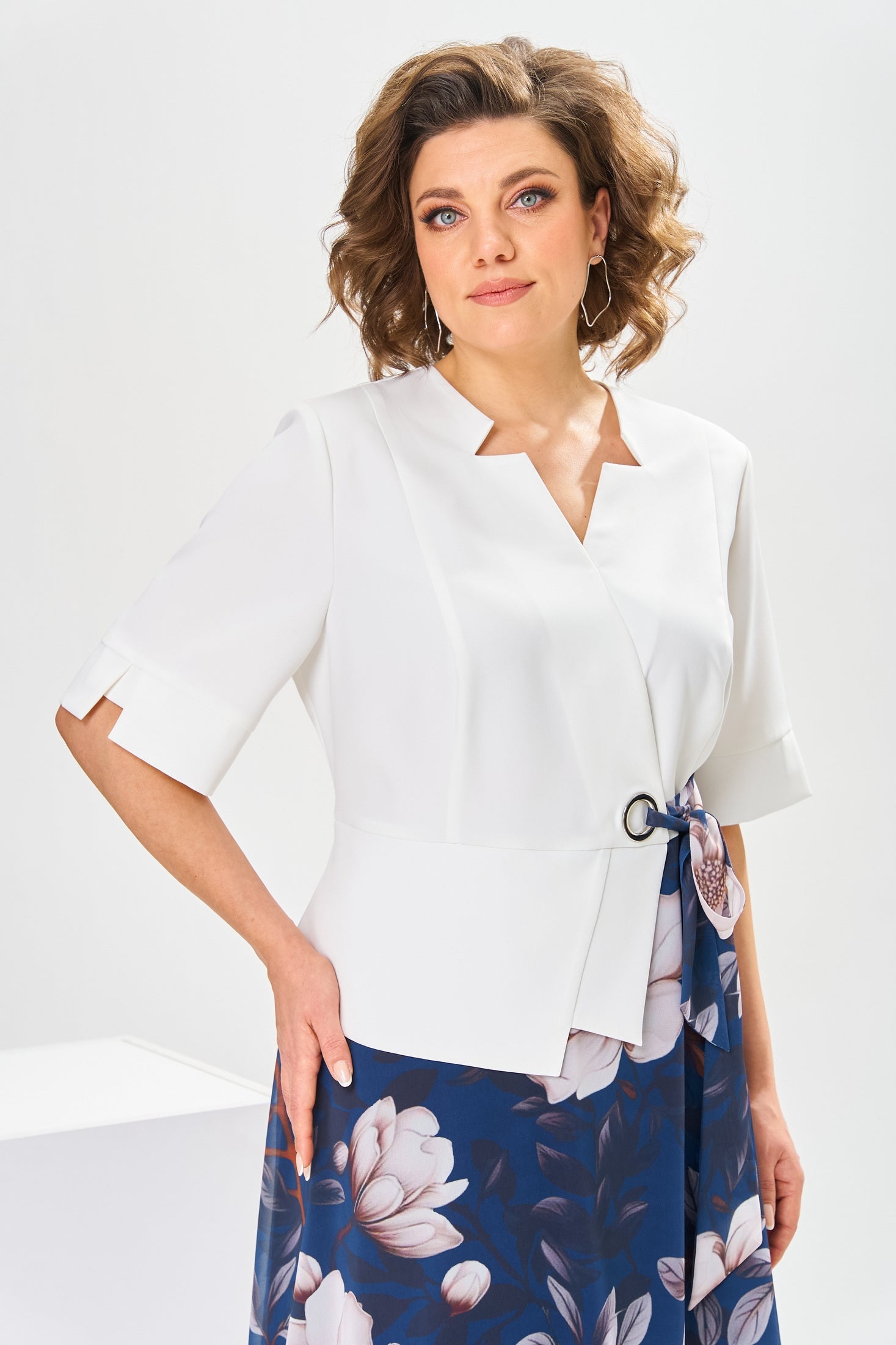 Adelisa™ - Robe en Coton et Soie de Haute Qualité pour une Élégance Naturelle