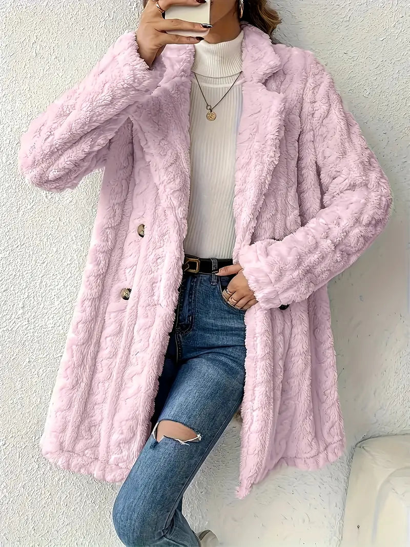 Léa™ - Manteau en fausse fourrure pour femme