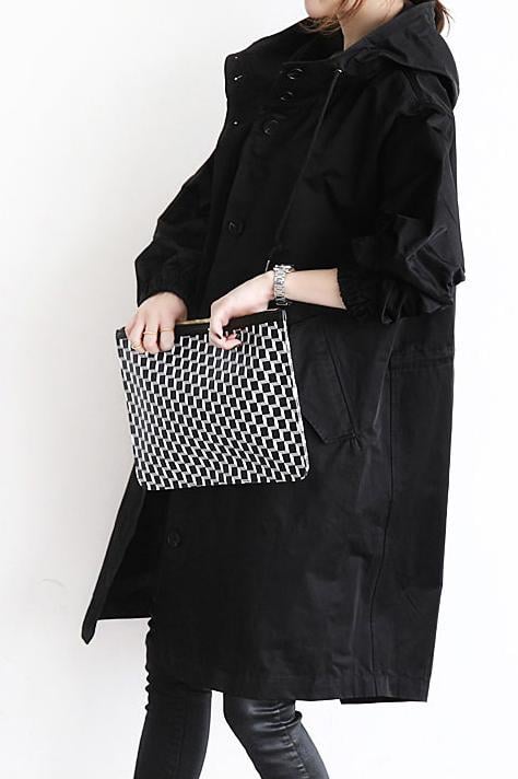 Henriette™ - Cardigan long femme élégant à col et poches