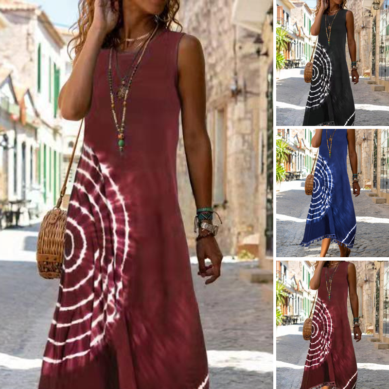 Elowen™ - Robe Midi Sans Manches Décontractée et Stylée pour l’Été