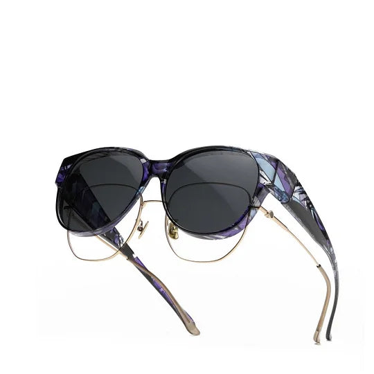 Dovrya™ - Lunettes soleil femme cat eye polarisées UV400 style chic