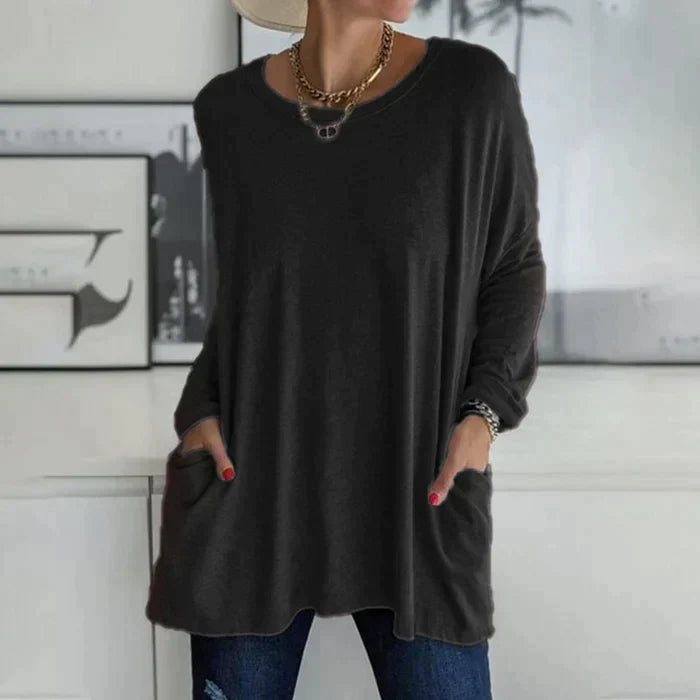 Daliah™ - T-shirt à manches longues avec poche