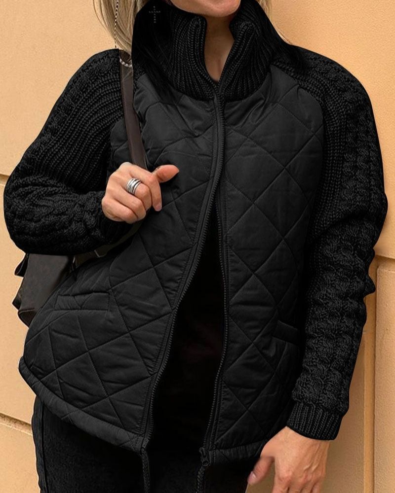 Bravina™ - Veste en Fleece Tricotée Décontractée