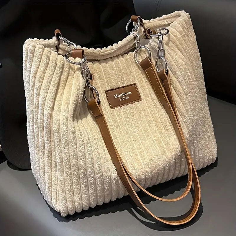 Huguette™ - Sac Fourre-Tout en Coton et Cordons