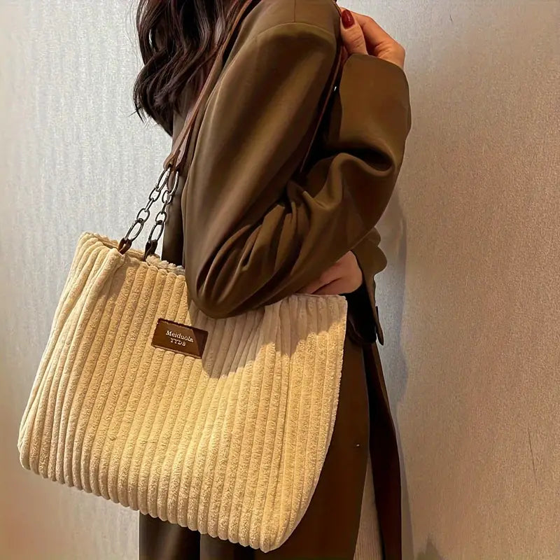 Huguette™ - Sac Fourre-Tout en Coton et Cordons