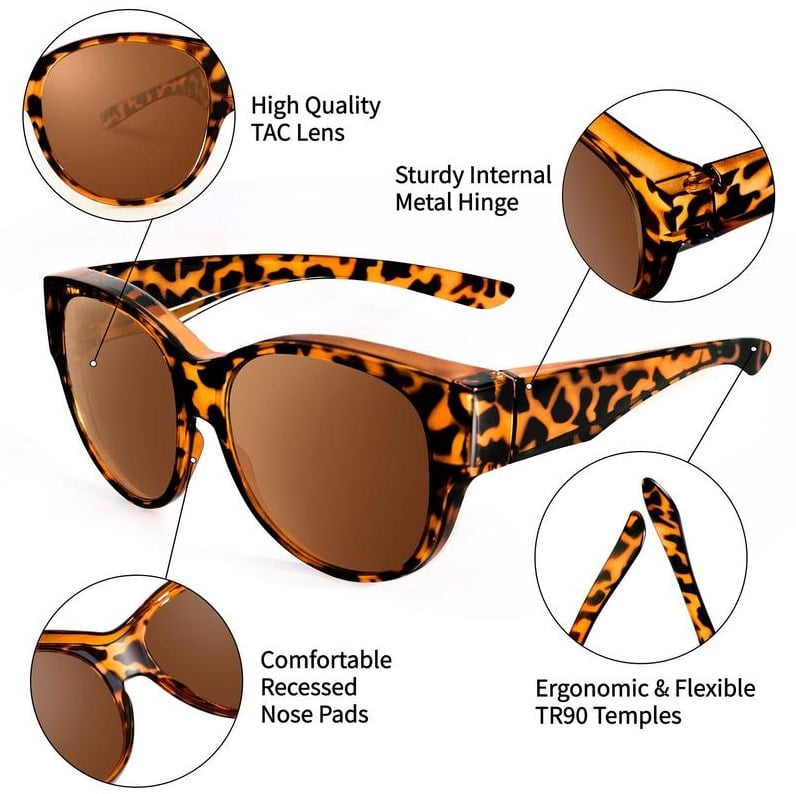 Dovrya™ - Lunettes soleil femme cat eye polarisées UV400 style chic