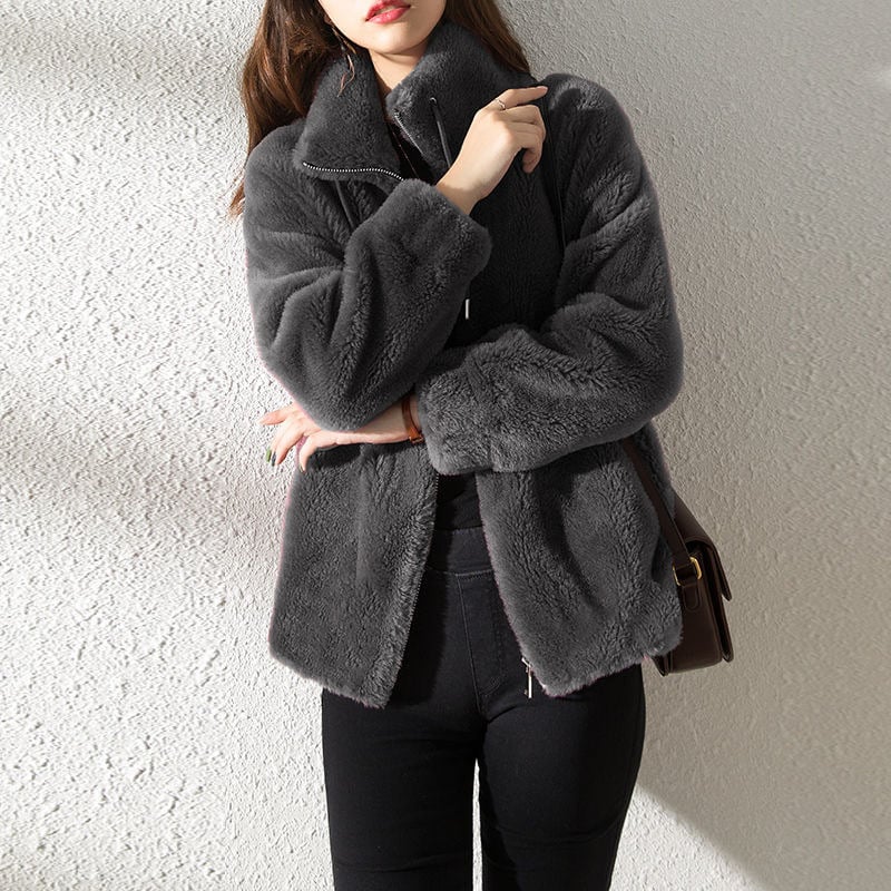 Lune™ - Manteau Matelassé à Col Montant
