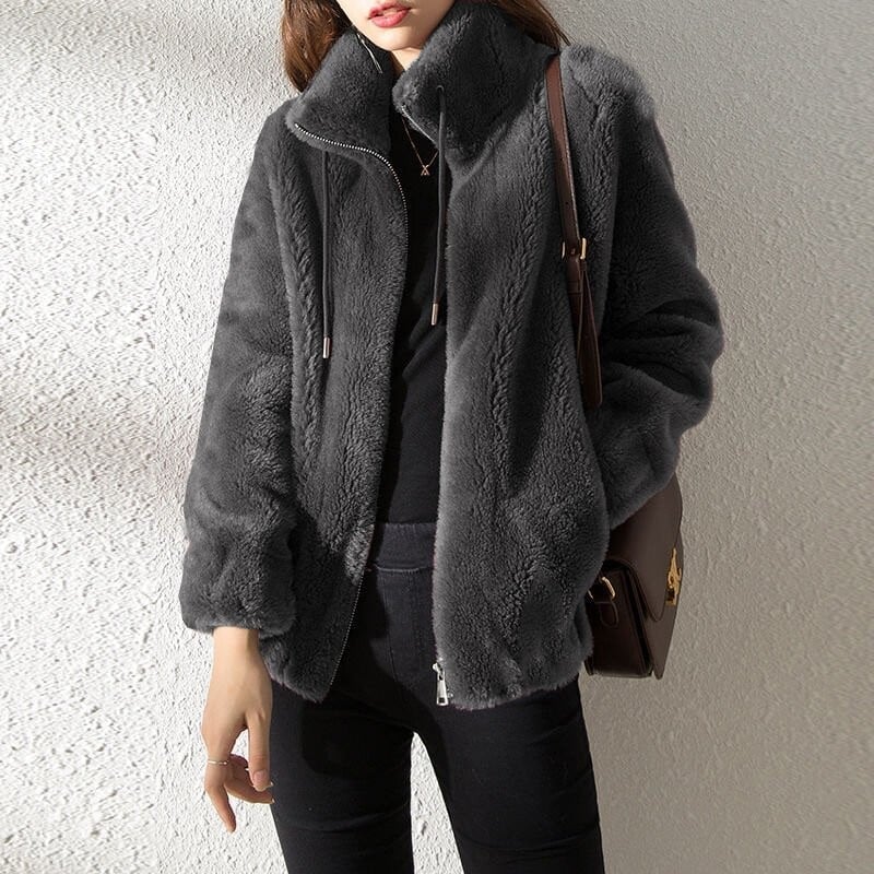 Lune™ - Manteau Matelassé à Col Montant