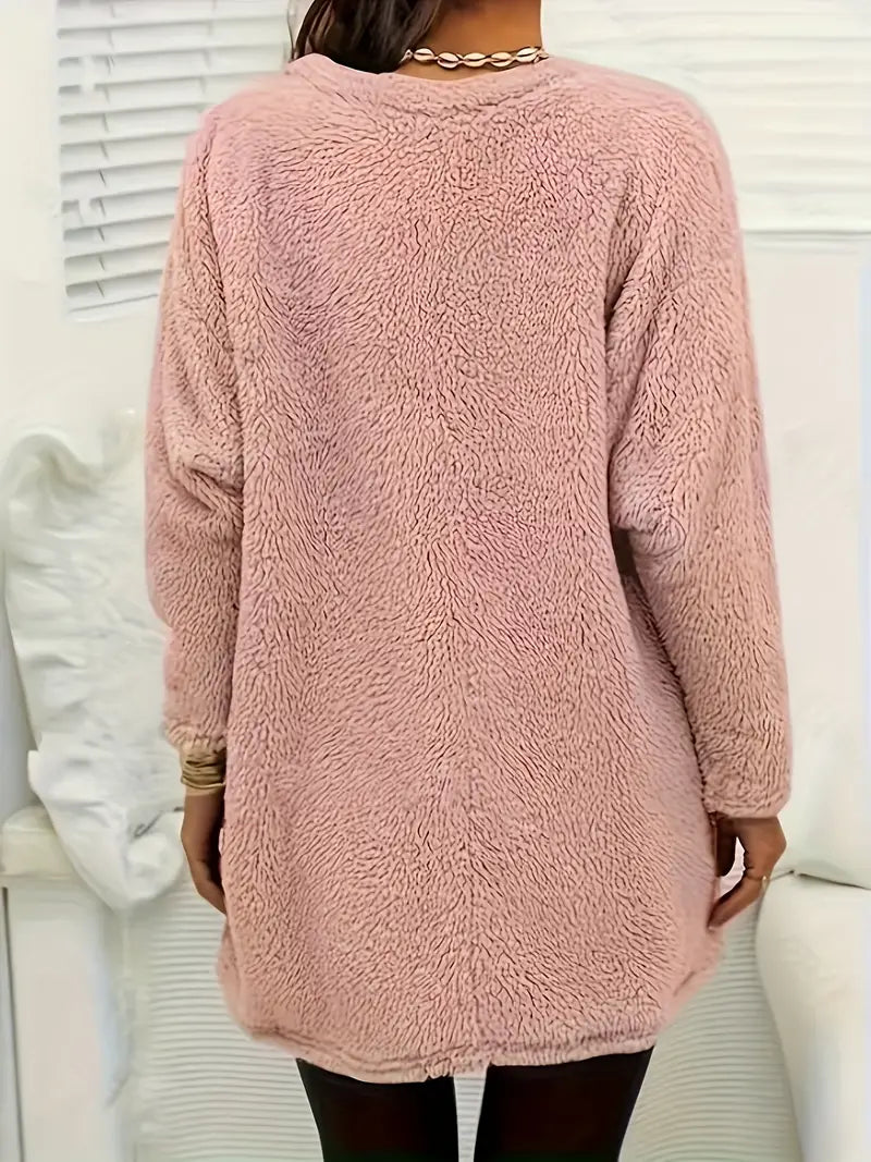 Patrice™ - Sweatshirt Polaire Cœur Coloré avec Poches