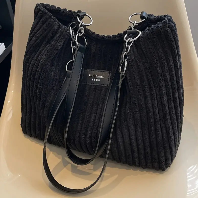 Huguette™ - Sac Fourre-Tout en Coton et Cordons