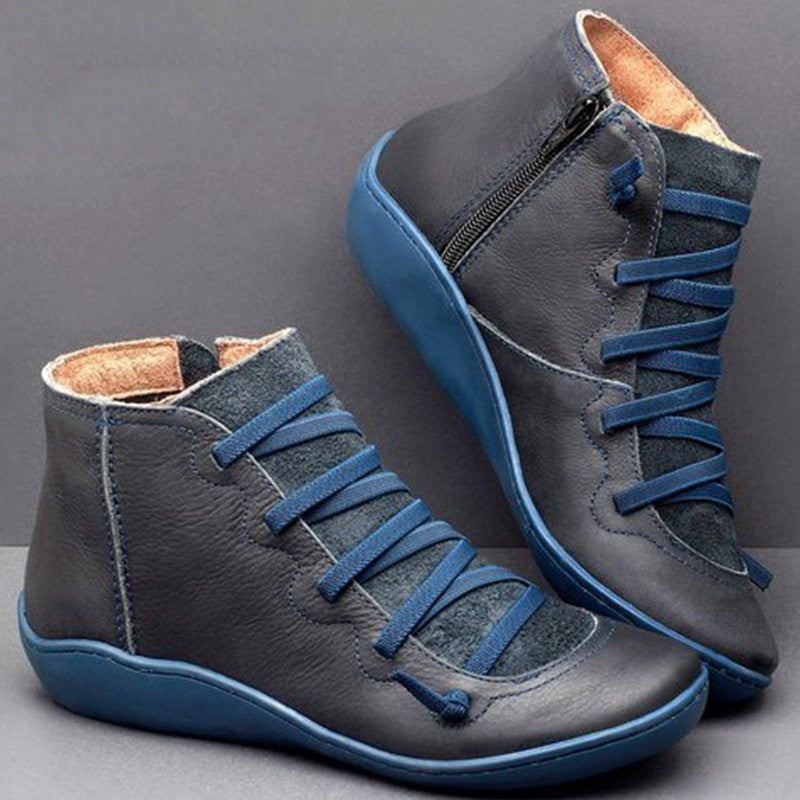 Rosalee™ - Bottes en cuir confortables avec soutien de voûte