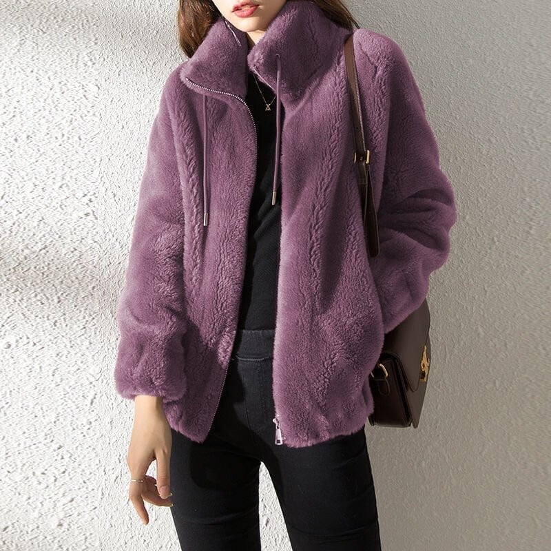 Lune™ - Manteau Matelassé à Col Montant