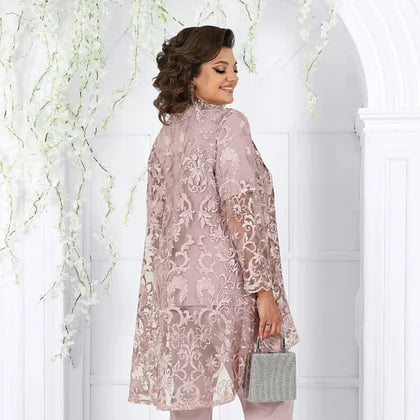 Fem™ - Ensemble Élégant en Dentelle – 3 Pièces