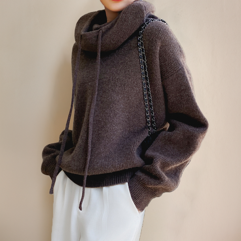Aurore ™ - Pull à col roulé en laine mérinos