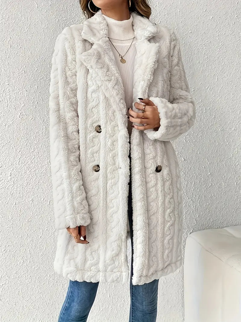 Léa™ - Manteau en fausse fourrure pour femme
