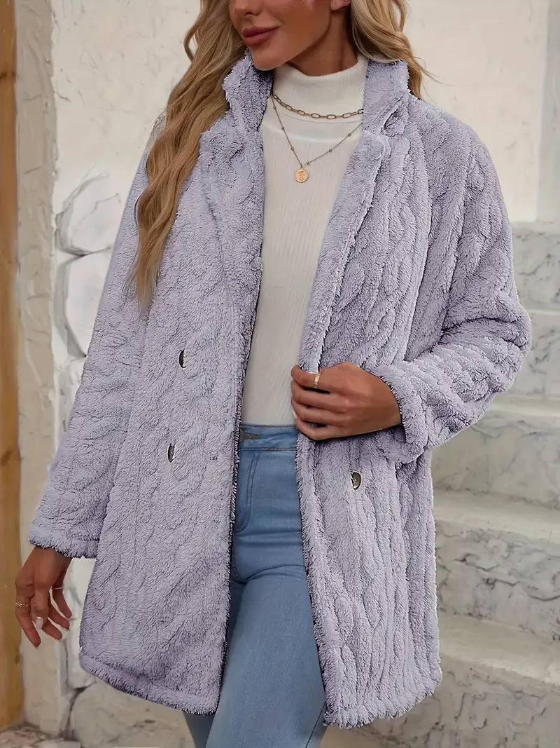 Léa™ - Manteau en fausse fourrure pour femme