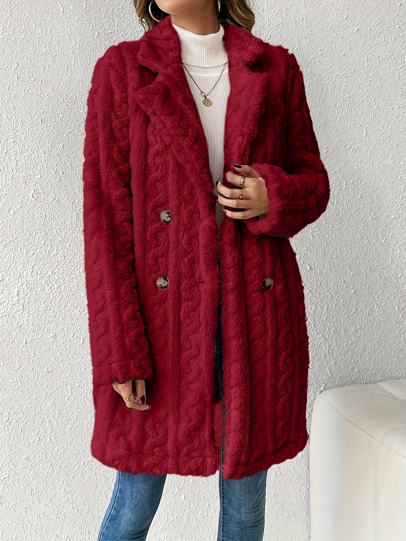Léa™ - Manteau en fausse fourrure pour femme