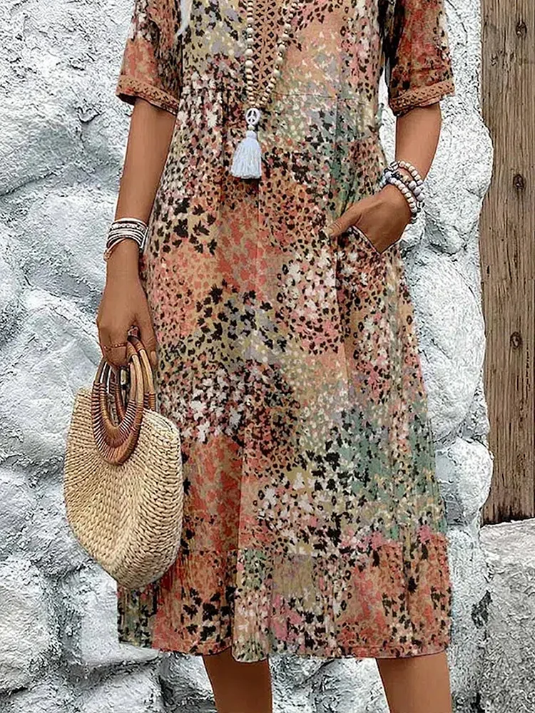 Coraline™ - Élégance et Modern Robe Midi