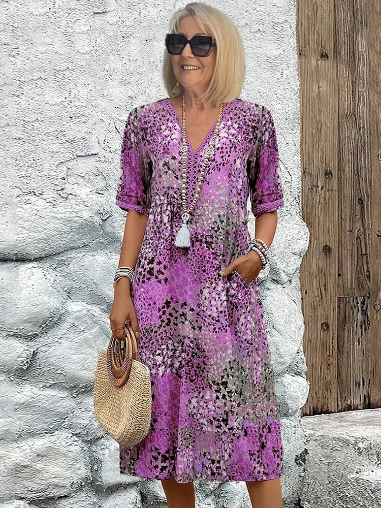 Coraline™ - Élégance et Modern Robe Midi
