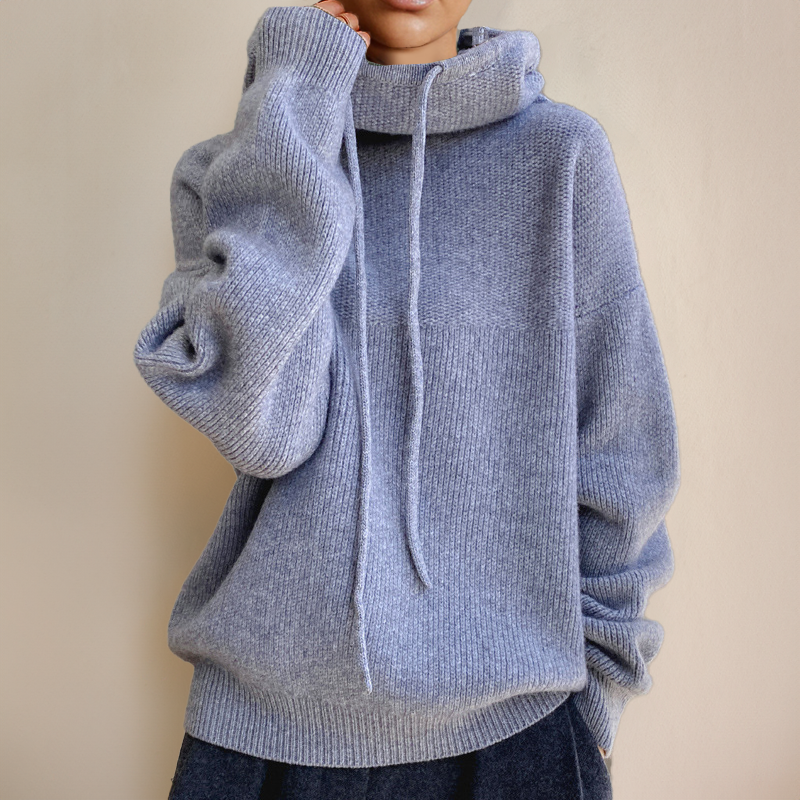 Aurore ™ - Pull à col roulé en laine mérinos