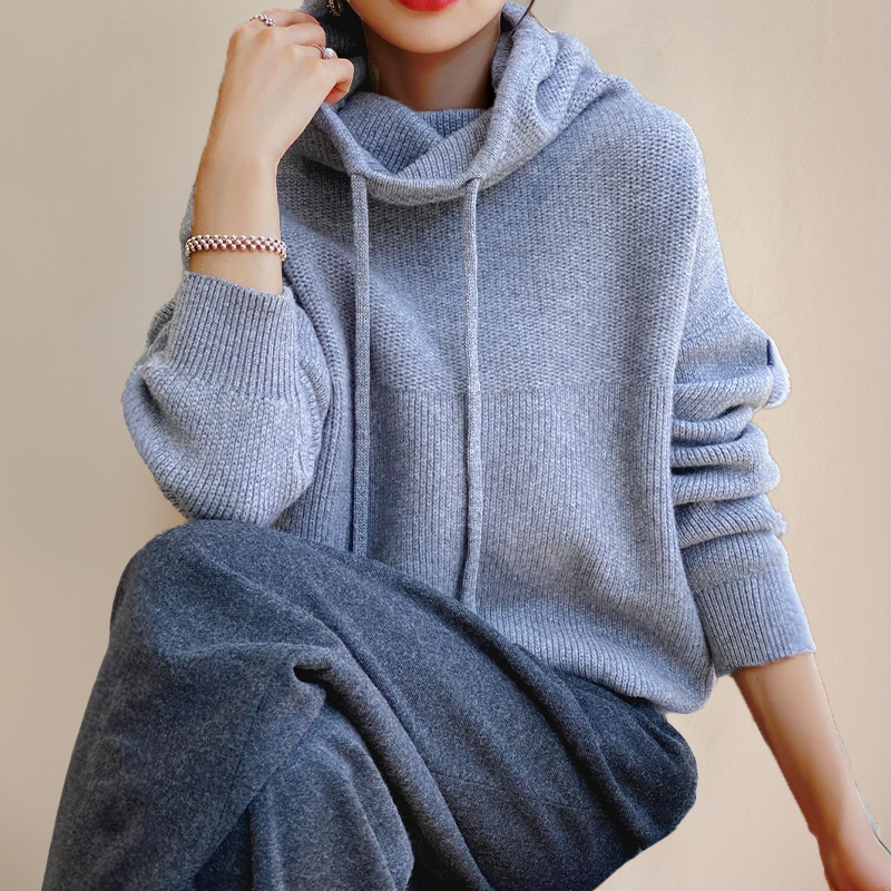 Aurore ™ - Pull à col roulé en laine mérinos