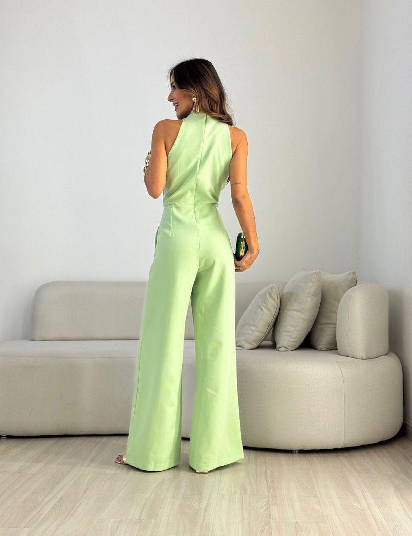 Nexellea™ - Combinaison Femme Fluide Élégante Taille Marquée Style Chic Soirée