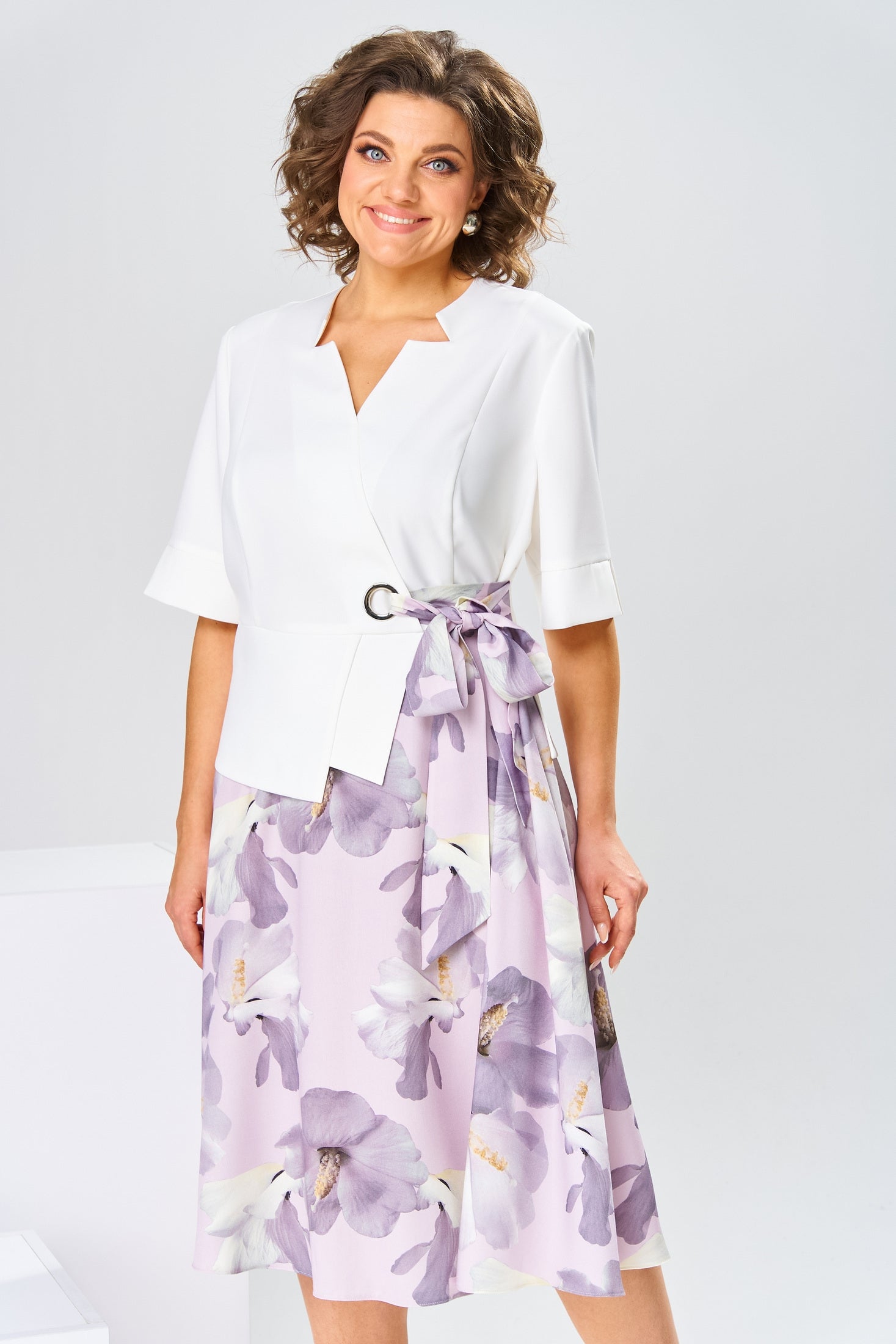 Adelisa™ - Robe en Coton et Soie de Haute Qualité pour une Élégance Naturelle