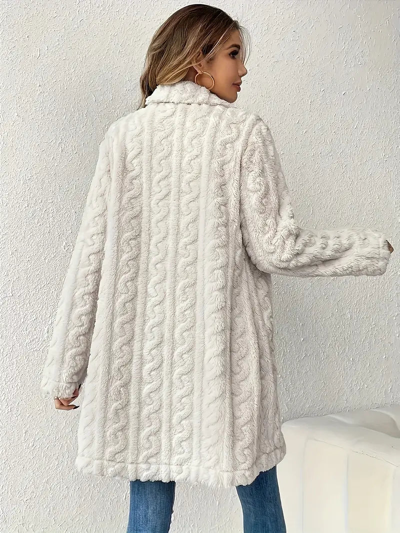 Léa™ - Manteau en fausse fourrure pour femme