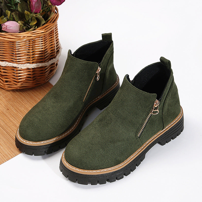 Isanoria™ - Bottines Confort Femme en Suédine Chic