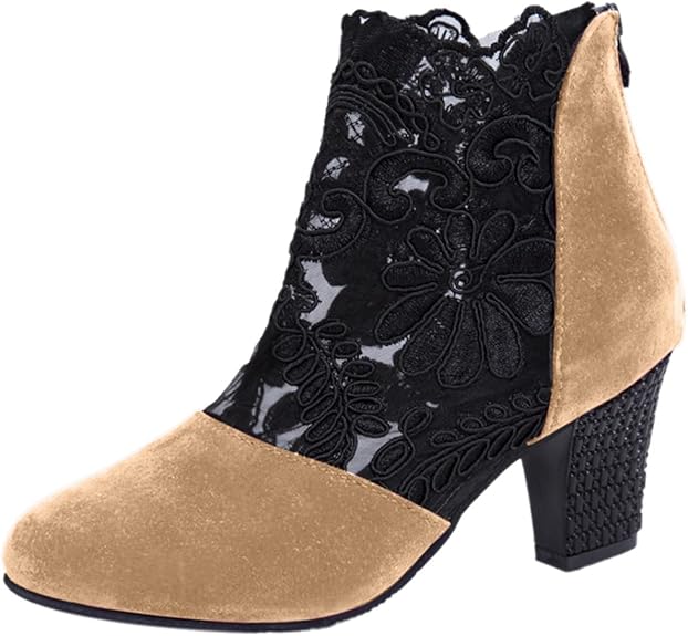 Capucine™ - Bottines Élégantes en Dentelle