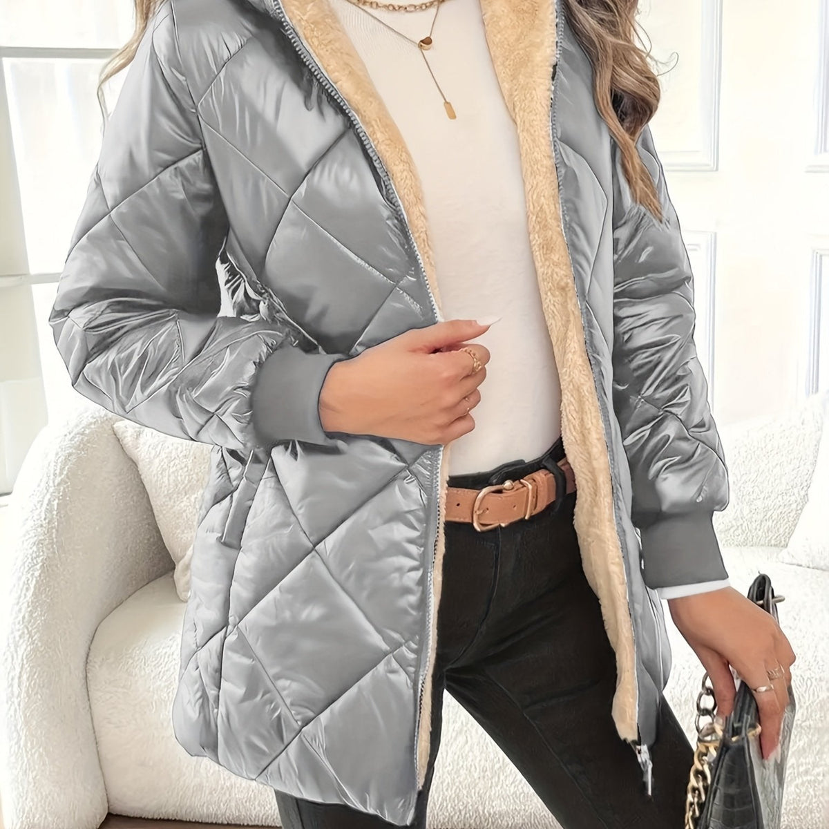 Selinelle - Veste d’Hiver Confort et Élégance