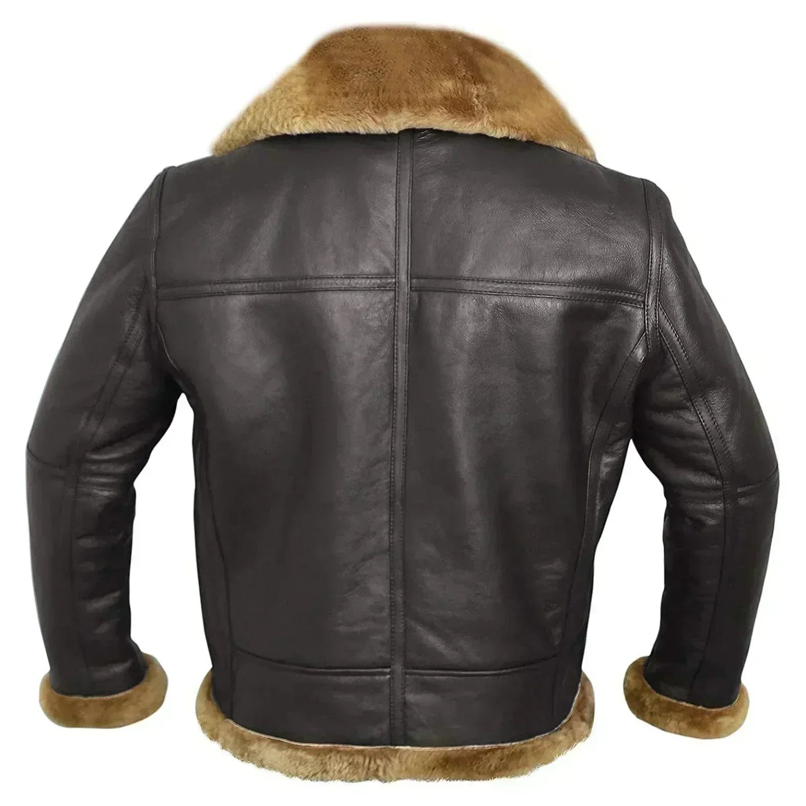 Stefan - Veste en cuir d’agneau véritable style premium