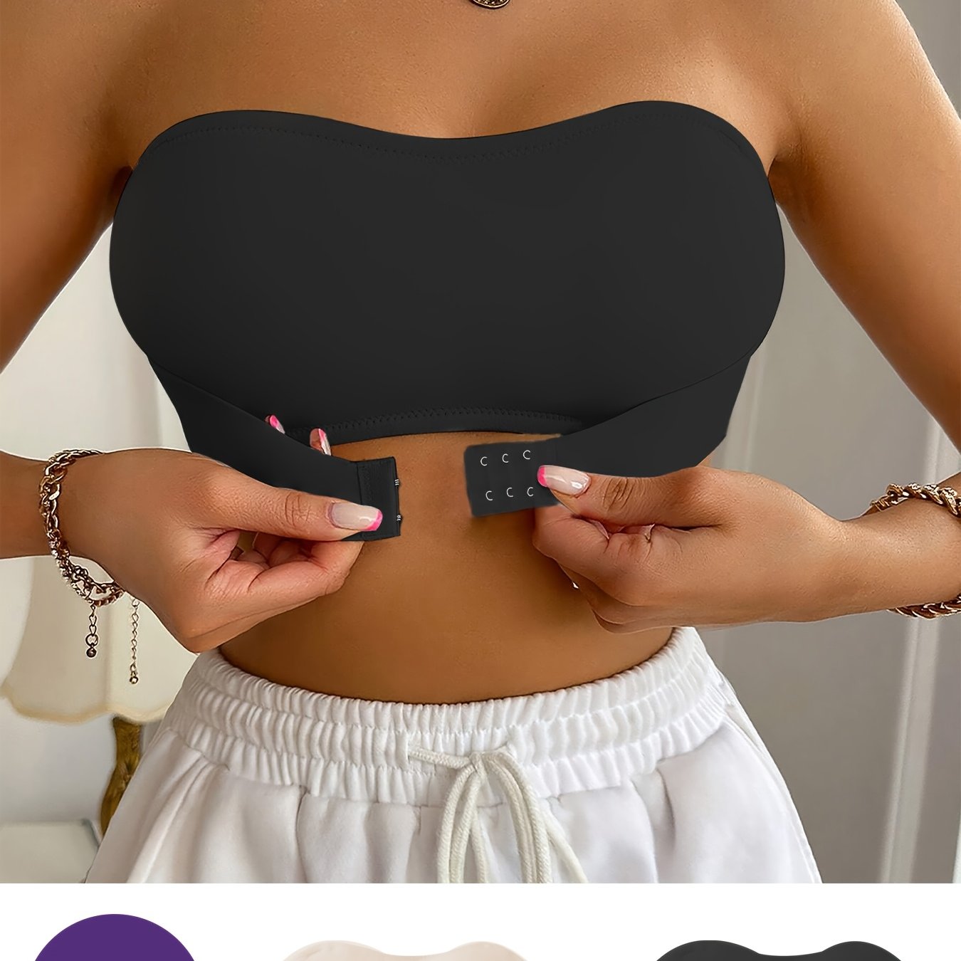 Saphira™ - Ensemble 2 pièces avec bandeau sans armatures ni coussinets