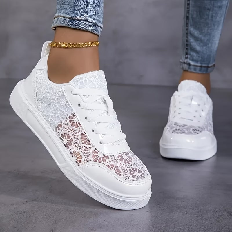 Jorexa™ - Baskets Femme Dentelle Respirante Style Casual Élégant