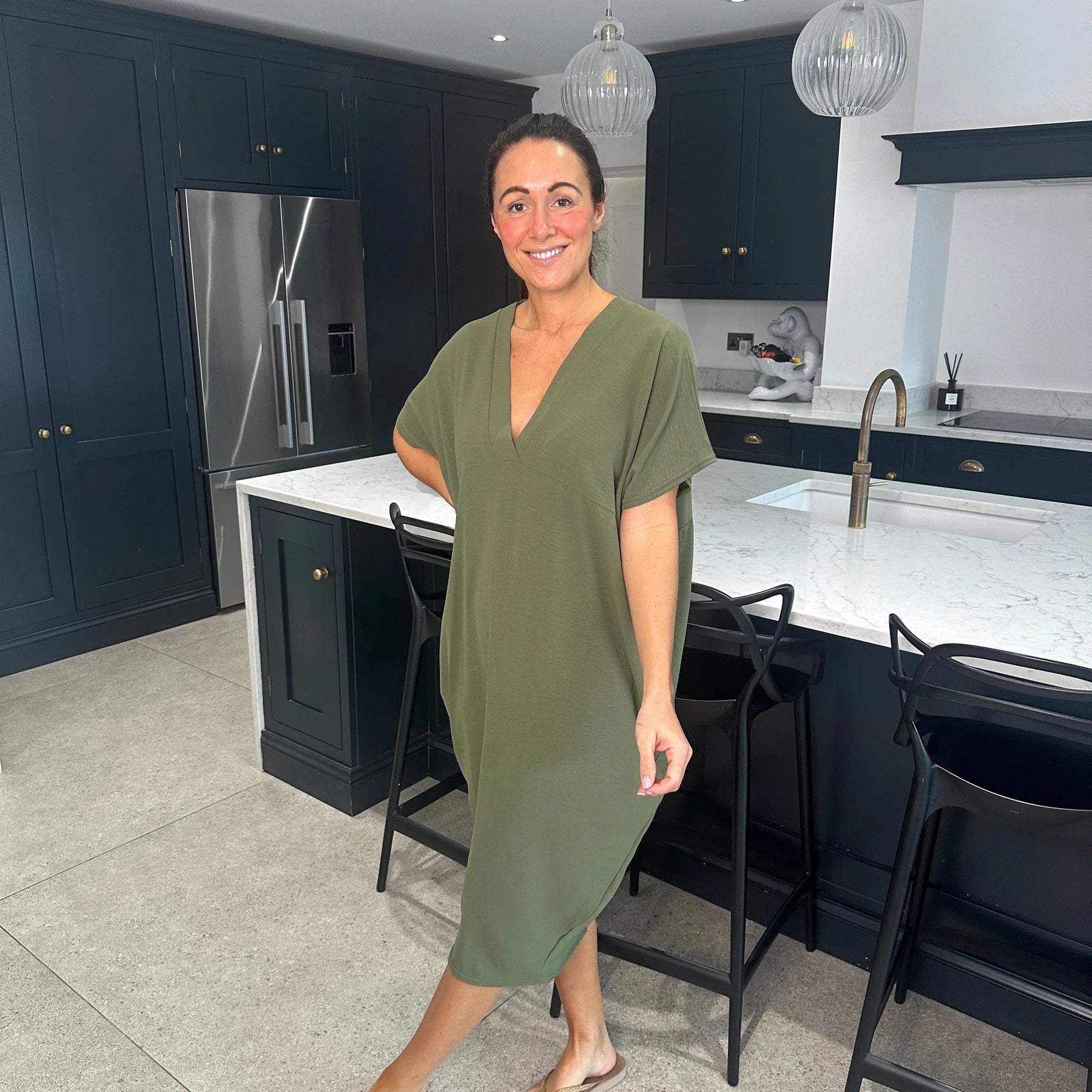 Dorelia™ - Robe Élégante et Chic avec Décolleté en V