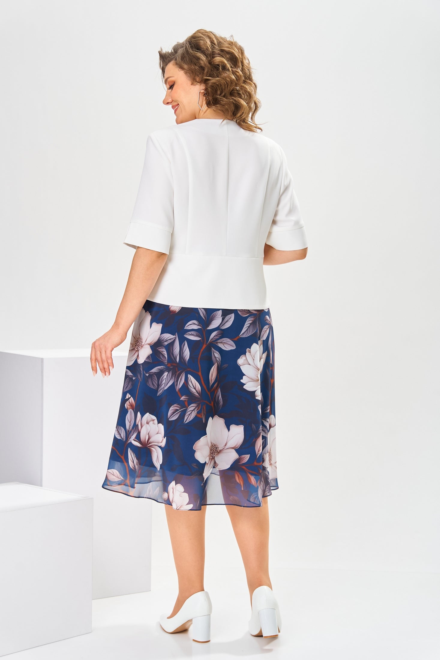 Adelisa™ - Robe en Coton et Soie de Haute Qualité pour une Élégance Naturelle