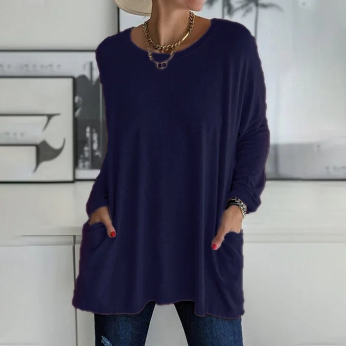 Daliah™ - T-shirt à manches longues avec poche