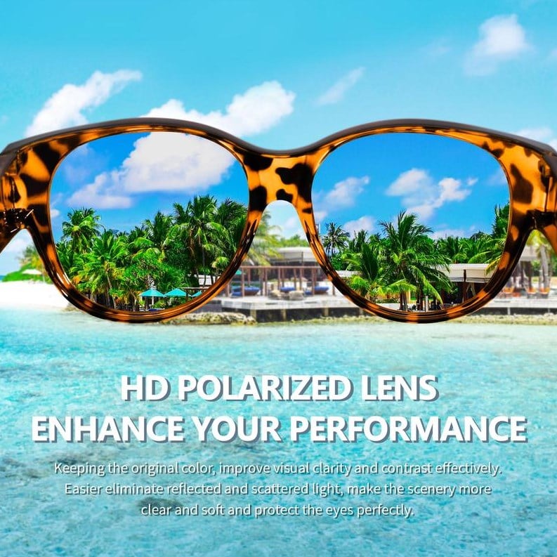 Dovrya™ - Lunettes soleil femme cat eye polarisées UV400 style chic