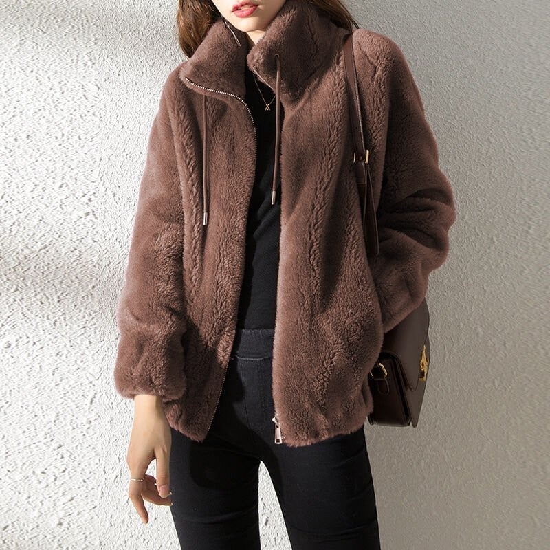 Lune™ - Manteau Matelassé à Col Montant